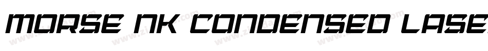 Morse NK Condensed Laser Italic字体转换